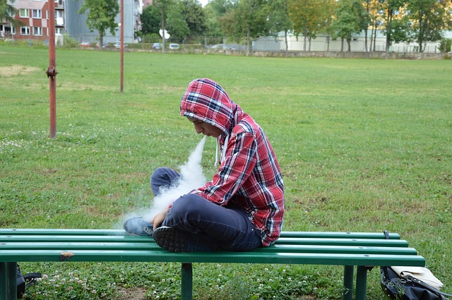 person vaping