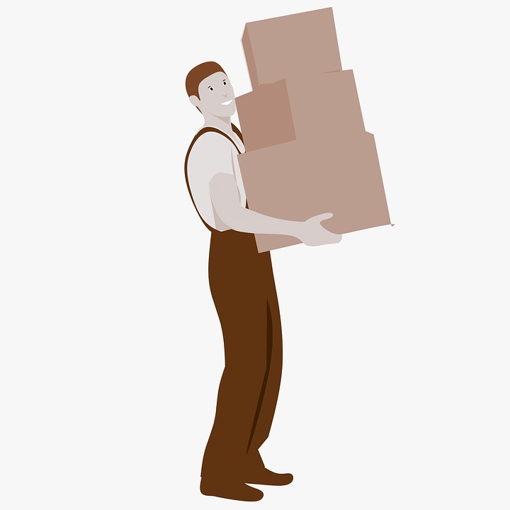 professional movers-boxes