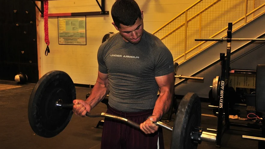 man working out